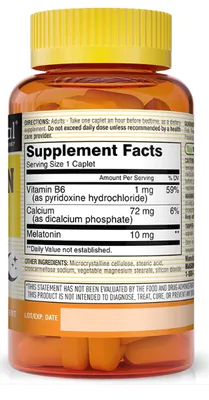 Melatonina 10mg, 60 Cápsulas, Mason Natural