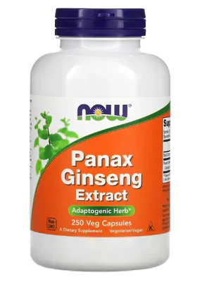 Panax Ginseng, 250 cápsulas, Now