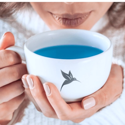 Blue Calm Magnesium Supplement, Sabor Limão e Maracujá, 350g - PuraVida