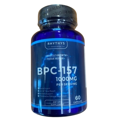 BP-157 Peptídeo 1000mg, Regeneração Muscular e Articular, 60 Cápsulas, Rhythys