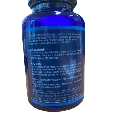 BP-157 Peptídeo 1000mg, Regeneração Muscular e Articular, 60 Cápsulas, Rhythys