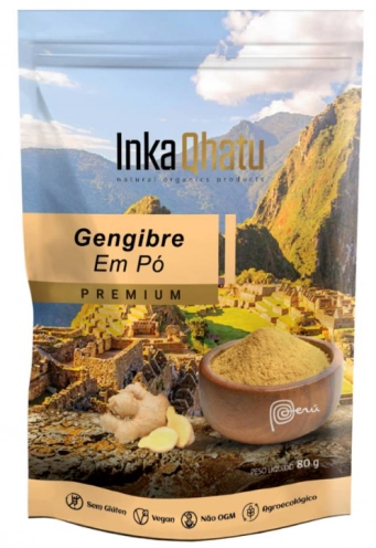 Gengibre em Pó, 80g, Inka Qhatu