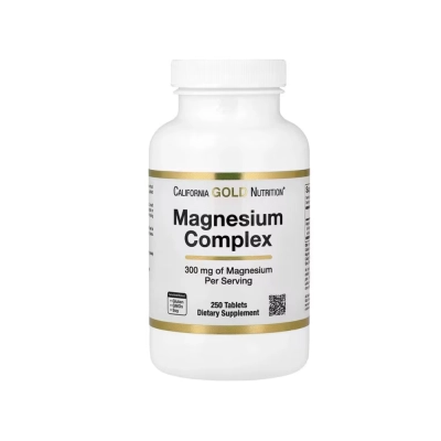 Magnesium Complex, 300mg, 250 Tablets, Califórnia Gold Nutrition