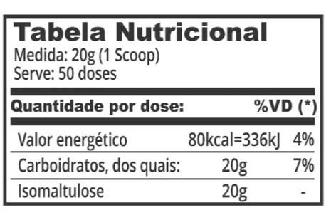 Healthy G.I. Palatinose, 1kg, The One Supps