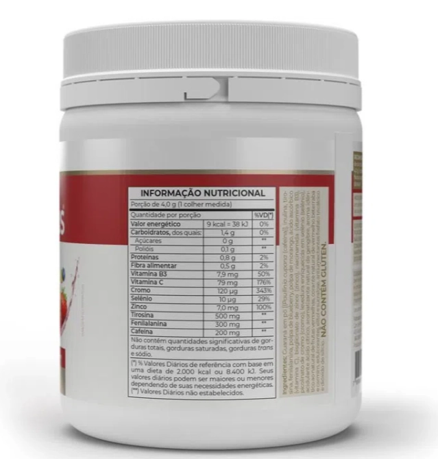 Termo plus, 240g, Sabor frutas vermelhas com gengibre, Vitafor