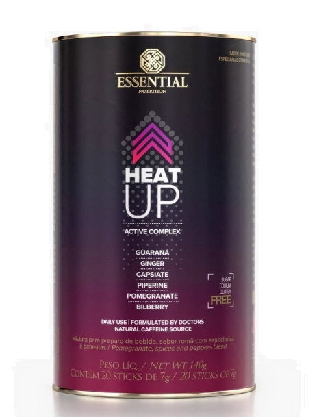 Heat Up, Blend inteligente de Especiarias, 20 Saches, Essential Nutrition