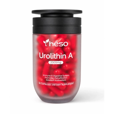 Suplemento Urolithin A com CoQ10 e Resveratrol, 2000mg, Yheso