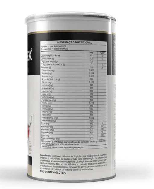 Colágeno Colagentek Protein, Bodybalance, 460g, Sabor Morango, Vitafor