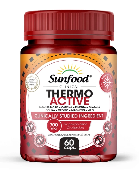 Thermo Active, 700mg, 60 Cápsulas, Sunfood