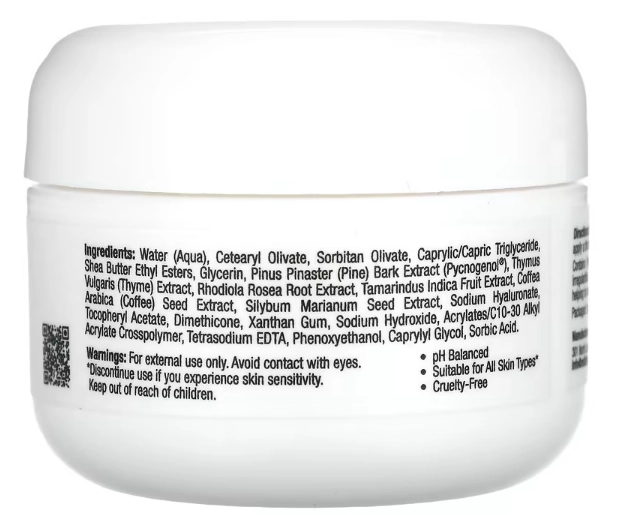 Sérum Pycnogenol Creme, Calmante e Antienvelhecimento, 28g, Mild By Nature