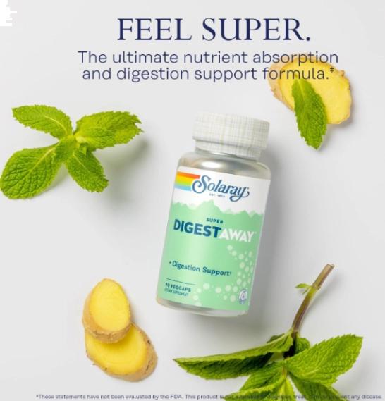 Digestaway Enzimas Digestivas, 90 Cápsulas, Solaray