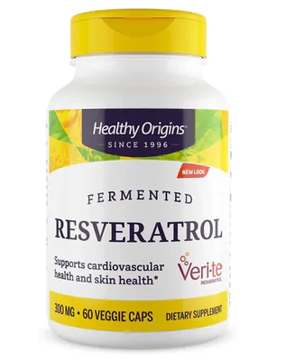Resveratrol 300mg, 60 Cápsulas, Healthy Origins
