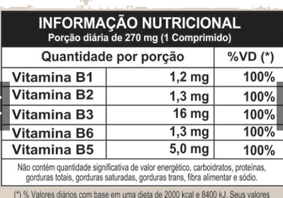 Complexo B, 100 Comprimidos, Prevent Pharma
