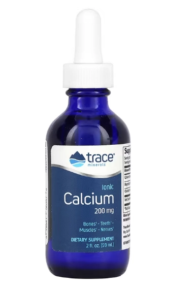 Cálcio Iônico, 200mg, 59ml, Trace Minerals