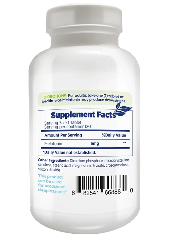 Melatonina, 5mg, 120 tablets, Proud Origins