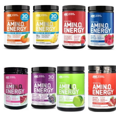 Essential AMINO Energy, Sabores, 30 Porções, Optimum Nutrition