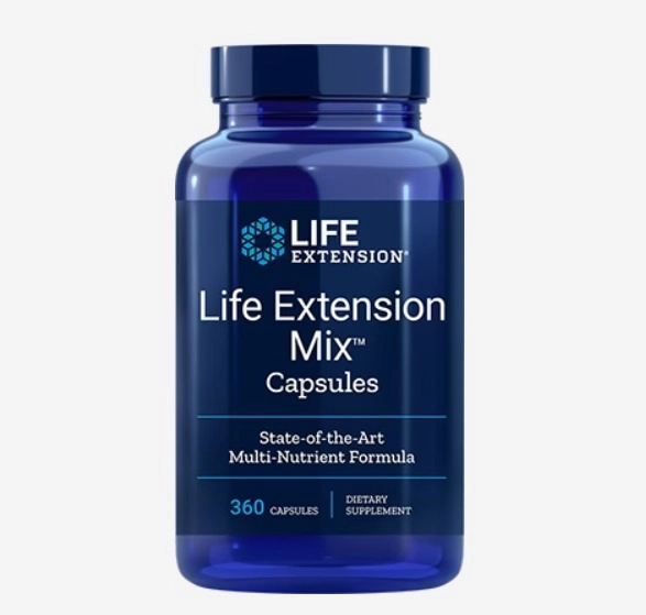 Multivitamínico Life Extension Mix, 360 Cápsulas, Life Extension