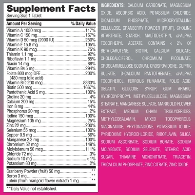 Multivitamínico Advanced Women’s 50+, 275 Comprimidos, Member’s Mark