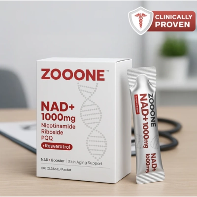 NAD+ 1000mg Liquido, 30 Saches de 10g, Zooone