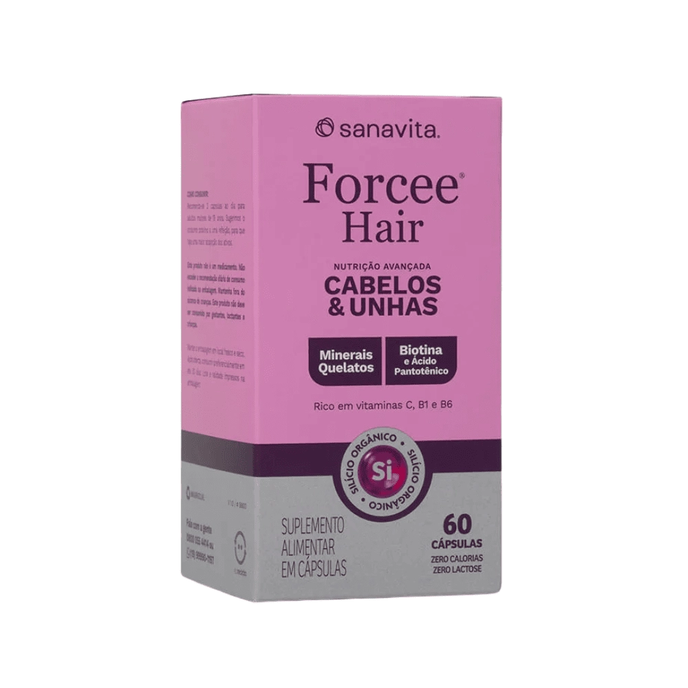 Forcee Hair, 60 Cápsulas - Sanavita