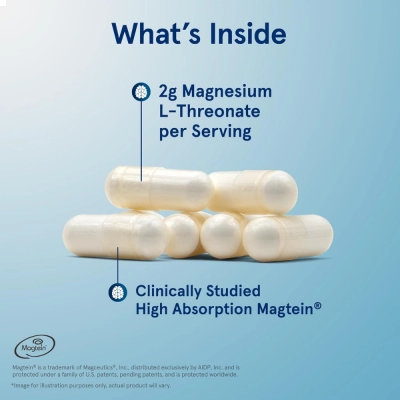 Magnésio L-Threonate (MagMind), 2mg, 90 Cápsulas, Jarrow Formulas