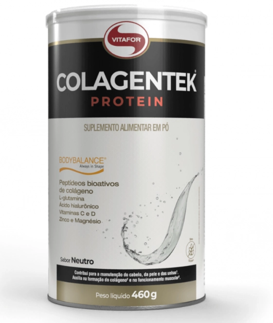 Colágeno Colagentek Protein, Bodybalance, 460g, Sabor Neutro, Vitafor