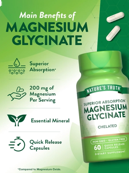Citrato de Magnésio 250mg, 60 cápsulas, Nature's Truth