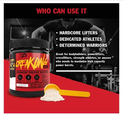 Creatina, Creakong CX8, 249g, Mutant