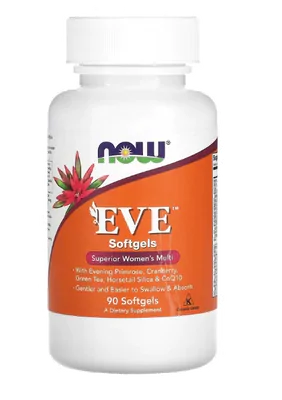 EVE, Multivitamínico para as mulheres, 90 Cápsulas, Now