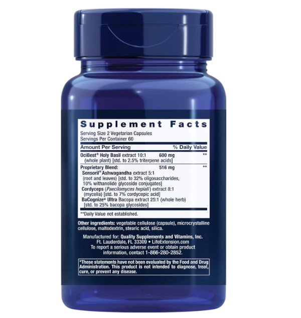 Adrenal Energy Formula, 120 Cápsulas, Life Extension