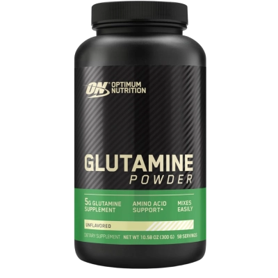 L-Glutamine Muscle Recovery Powder, 300g, Optimum Nutrition