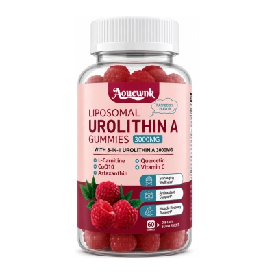 Liposomal Urolithin A 3000mg, Energia, Vitalidade e Longevidade, 60 Gomas, Aouewnk Liposomal Urolithin A 3000mg, Energia, Vitalidade e Longevidade, 60 Gomas, Aouewnk