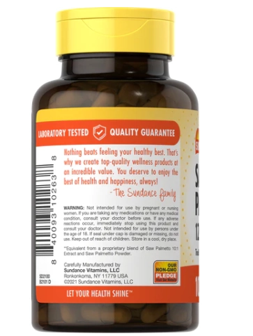Saw Palmetto, 1200mg, 100 Cápsulas, Sundance