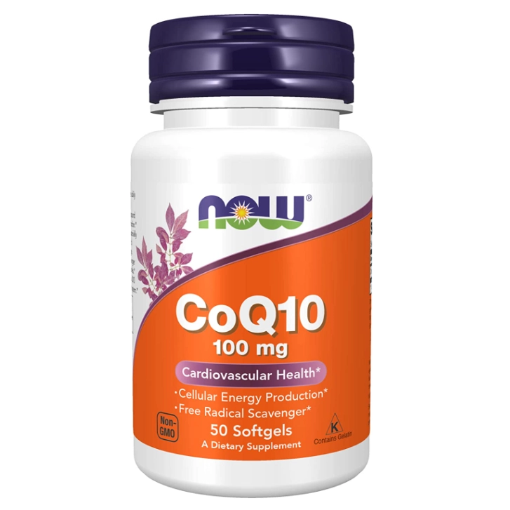 Coenzima Q10  100mg, 50 Cápsulas Now