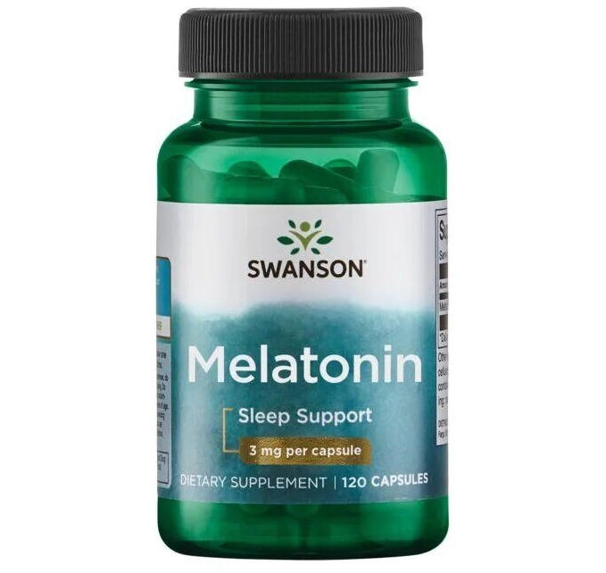 Melatonina, 3mg, 120 Cápsulas, Swanson