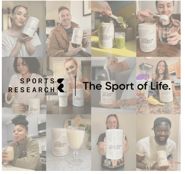 Peptídeos de Colágeno Premium, 454g Sem Sabor, Sports Research