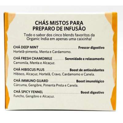 Chá Wellness Collection, 15 Sachês, Organic India