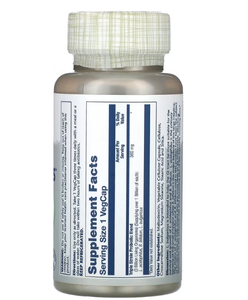 Multidophilus liofilizado, 3 bilhões de UFCs, 100, Solaray