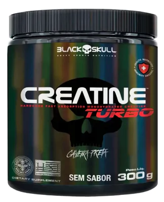 Creatina Turbo, 300g, Black Skull