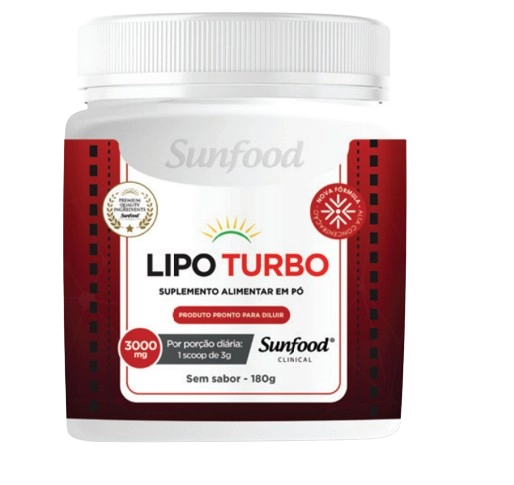 Lipo Turbo, 180g Solúvel,  Sunfood