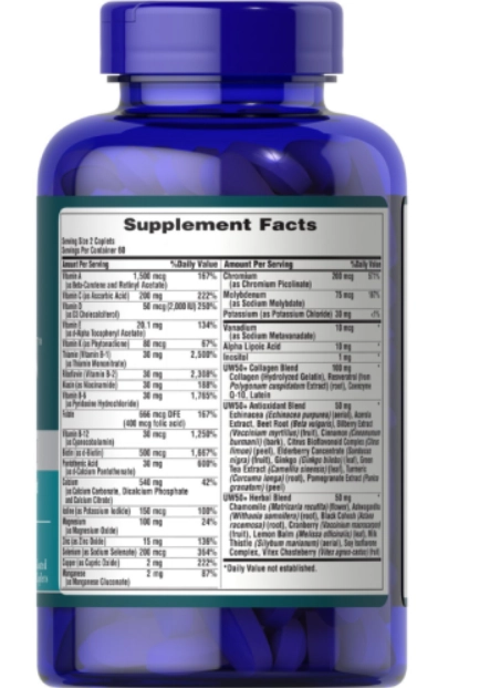 Multivitamínico Ultra Woman 50 Plus, 120 Cápsulas, Puritan's Pride