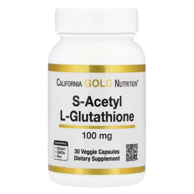 S-Acetil L-Glutationa 100mg, 30 Cápsulas, California Gold