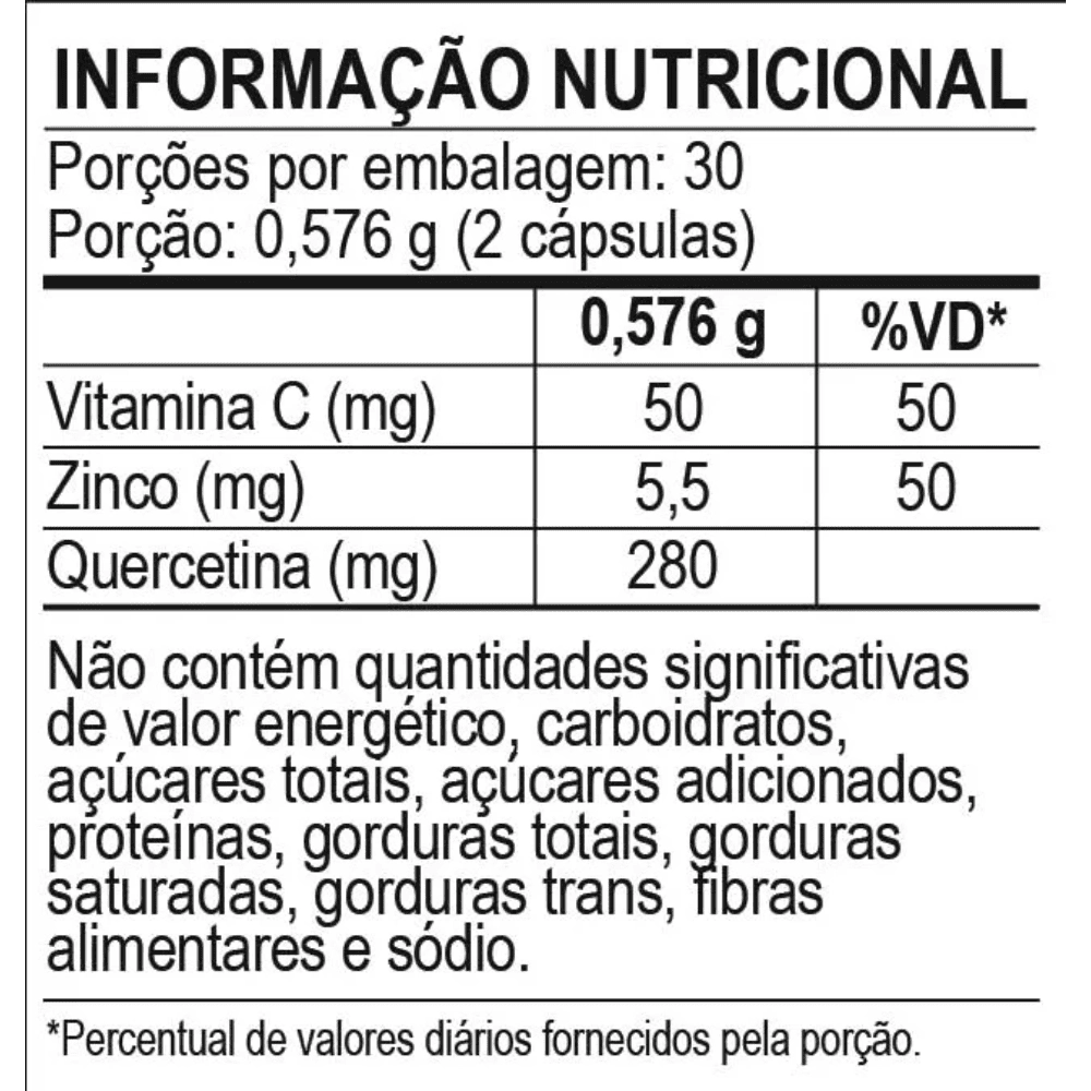 Quercetina, 60 Cápsulas Vegetais - Sanavita