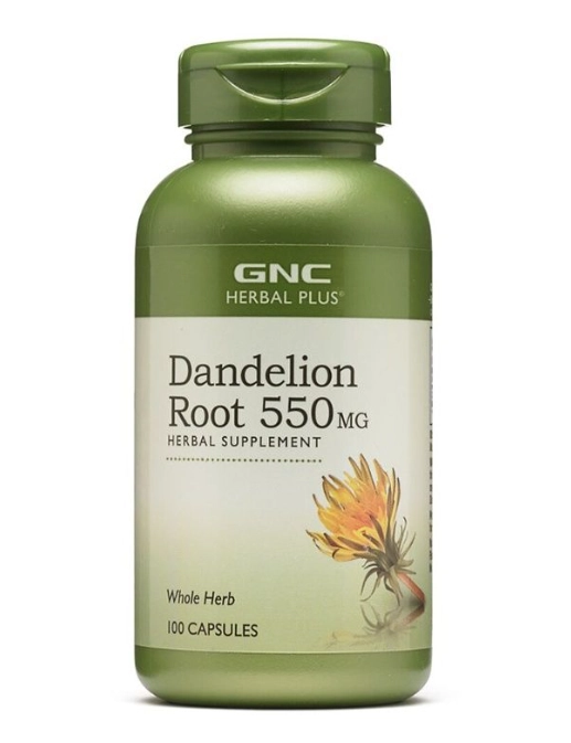 Dandelion Root, Dente de Leão, 550mg, 100 cápsulas, GNC