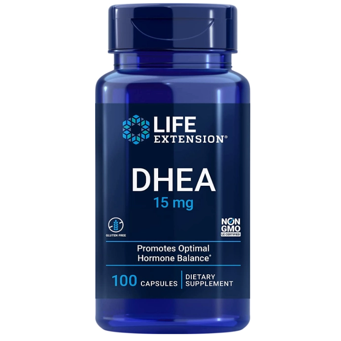 Dhea 15mg, 100 Cápsulas, Life Extension