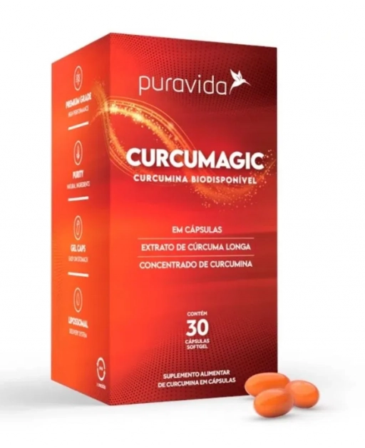 Curcumagic, 30 Cápsulas, PuraVida