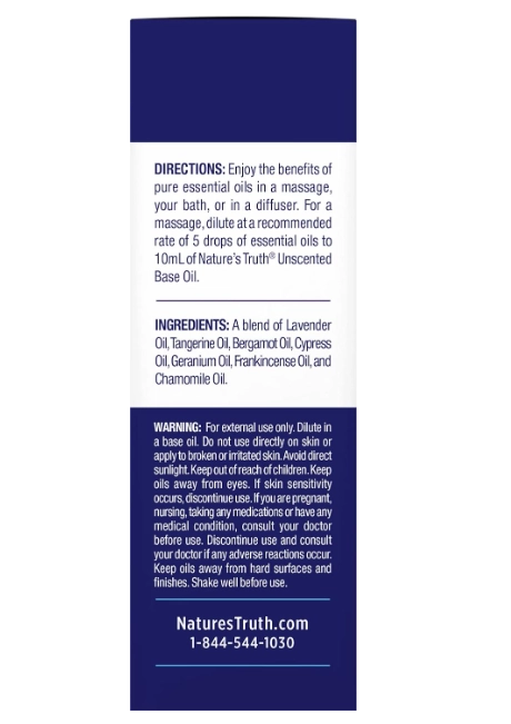 Óleo Essencial Good Nite Aromatherapy, 15ml, Nature's Truth