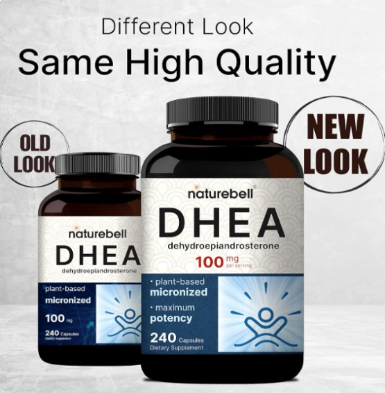 DHEA 100mg, 240 Cápsulas, Naturebell