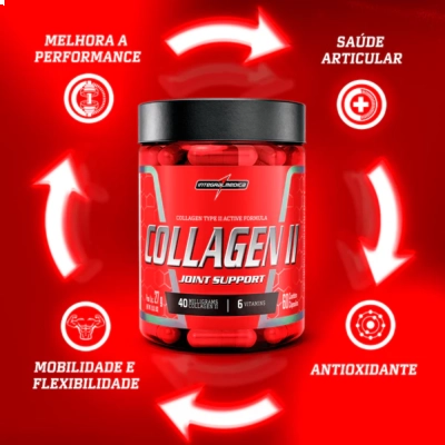 Colágeno tipo II + 6 Vitaminas, 40mg, 60 Cápsulas, Integralmedica