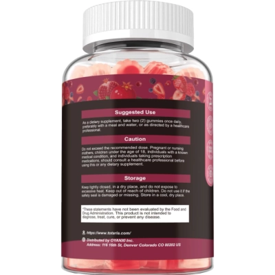 Nitric Oxide Booster Beet Root 17 em 1, Beterraba com L-arginina, L-citrulina e Romã, 60 Gomas, Totaria Health